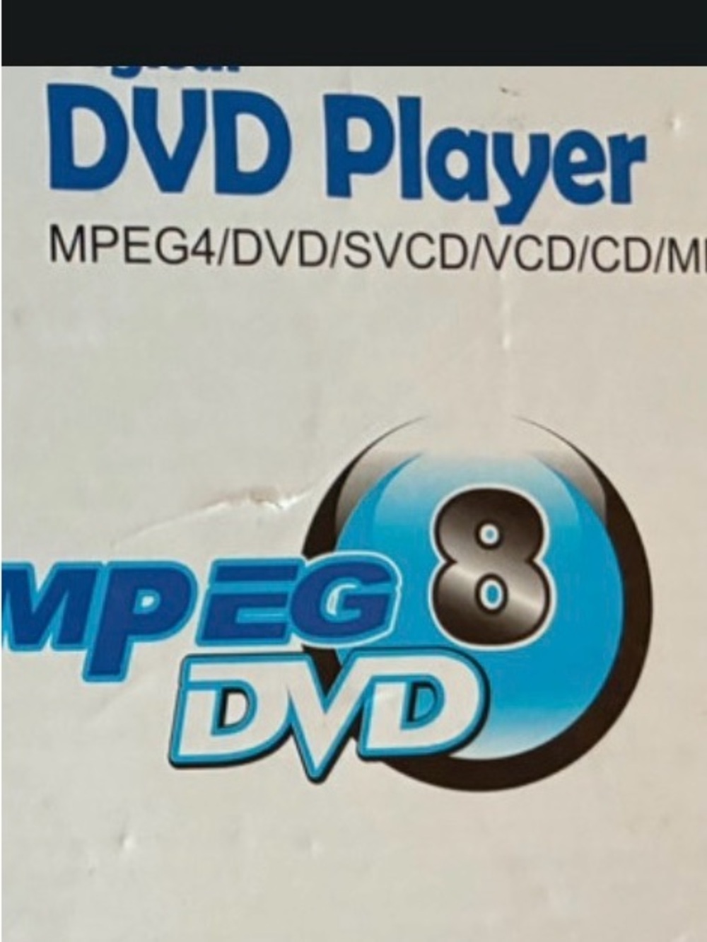 Amazon Blue MPEG8 DVD Player